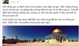 Á hậu Hoàng My 'sống sót' sau vụ đánh bom ở Jerusalem