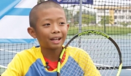 Tay vợt nhí ấn tượng nhất Giải quần vợt vô địch nam toàn quốc