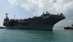 Video: Chiến đấu cơ Mỹ cất cánh từ tàu sân bay ở Biển Đông