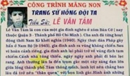 Trường học dùng ảnh sát nhân án tử minh họa anh hùng Lê Văn Tám