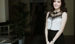 Á hậu Huyền My xuất hiện rạng rỡ sau scandal mặc 'váy nhái'