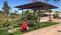 Bằng Kiều đặt tên đường Hà Nội trong khu vườn tại Mỹ