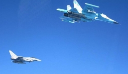 NATO điều nhiều chiến đấu cơ chặn 3 tốp máy bay Nga ở biển Baltic