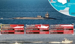 Anh nã pháo cảnh cáo tàu Tây Ban Nha vì cắt ngang tàu ngầm Mỹ