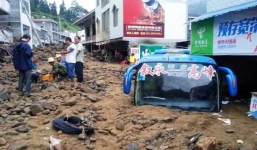 Lở đất tại Trung Quốc, 35 công nhân mất tích