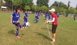 ĐT U14 nữ Việt Nam tích cực rèn quân trước giải châu lục