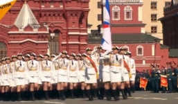 Video: Những 'Bóng hồng' quân đội Nga trong lễ duyệt binh