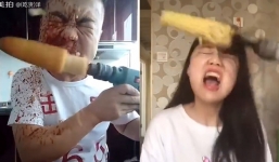 Rộ trào lưu nguy hiểm 'ăn bắp bằng máy khoan' 