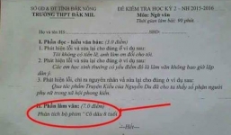 Đề thi 'Cô dâu 8 tuổi' gây xôn xao: Nhà trường khẳng định bị giả mạo