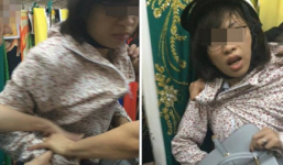 Video: 'Nữ quái' đi ôtô lại bị bắt quả tang trộm đồ ở chợ Khâm Thiên