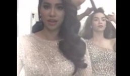 Clip Hồ Ngọc Hà tươi cười rạng rỡ bên 'bản sao' Phạm Hương