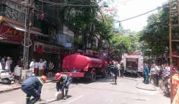 Hà Nội: Cháy gần tòa nhà Hàm cá mập, sát Hồ Gươm