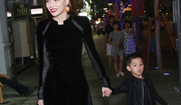 Bé Subeo tự tin xuất hiện cùng Hồ Ngọc Hà trước truyền thông