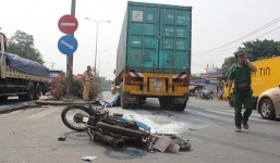 Lên thành phố làm thuê, 2 anh em chết thảm dưới bánh xe container