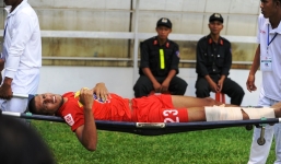 Bị gẫy chân, tiền đạo ngoại binh của HAGL nghỉ hết mùa 