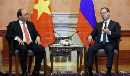 Thủ tướng Nguyễn Xuân Phúc hội đàm cùng Thủ tướng Nga Medvedev