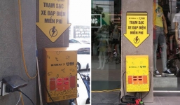 Hà Nội có 3 trạm sạc miễn phí dành cho xe đạp điện