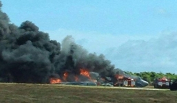 'Pháo đài bay' B-52 của Mỹ bị rơi trên đảo Guam