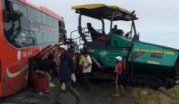 Xe chở khách gặp nạn, một người tử vong, nhiều người bị thương