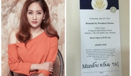 Khánh Thi háo hức vì được gặp Tổng thống Obama