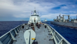 Trung Quốc tập trận tại Biển Đông, chiến hạm Mỹ Nhật theo dõi sát