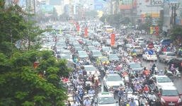 Hà Nội: Giải quyết các điểm ùn ứ giao thông sau trận mưa lớn