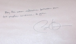 Bút tích và chữ ký Tổng thống Obama tại nhà sàn Bác Hồ