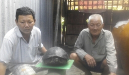 Bắt được rùa 'khủng' nặng gần 9kg