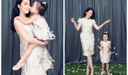 Linh Nga khoe vẻ đẹp rạng ngời bên con gái sau ly hôn