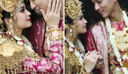 Cận cảnh đám cưới ngập vàng của tài tử điển trai nhất Indonesia