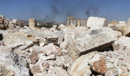 Hố chôn tập thể 150 người tại thành cổ Palmyra