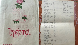 Danh sách thu chi của một đám cưới thập niên 90 khiến giới trẻ bất ngờ