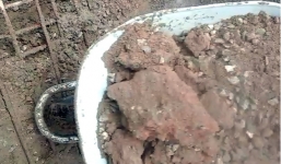 Vụ trụ điện làm bằng bêtông trộn đất: 'Chuyển công an xử lý nếu có dấu hiệu hình sự'