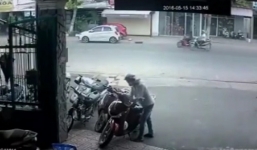 Video: Trộm bẻ khóa xe SH trong vòng 4 giây, chủ nhà bất lực truy hô