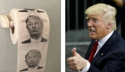 Công ty Trung Quốc hốt bạc khi bán giấy vệ sinh in hình Donald Trump