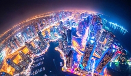 Ngắm vẻ đẹp hùng vỹ về đêm các đô thị lớn khi nhìn từ buồng phi công