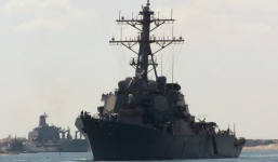 Video: Tàu chiến Mỹ được trang bị tên lửa tối tân tiến vào Biển Đen