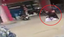 'Kiếm khách thành Vinh' trượt patin ngã đau trên phố