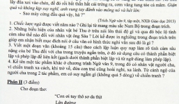 Đề thi tuyển sinh vào lớp 10 môn văn năm 2016 TP Hà Nội