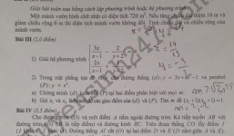 Đáp án đề thi tuyển sinh vào lớp 10 môn Toán năm 2016 TP Hà Nội
