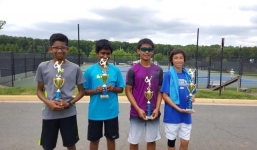 Cậu bé gốc Việt vô địch Giải quần vợt trẻ Mỹ