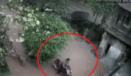 Video: Camera ghi hình thanh niên trộm xe Air Blade trong chùa