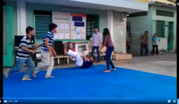 Cô gái dùng Aikido 'đối phó' với những kẻ định sàm sỡ
