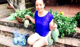NSƯT Chiều Xuân khoe vườn thu hoạch hàng tạ cây trái
