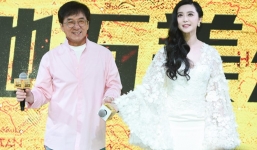 Thành Long bất ngờ thân mật với Phạm Băng Băng trên sóng truyền hình