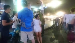 Hà Nội: Cô gái trẻ đòi nhảy từ tầng 3 tòa nhà Hàm cá mập xuống đường