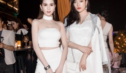 Ngọc Trinh đọ dáng nóng bỏng bên cạnh Hoa hậu Hàn Quốc