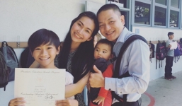 Kim Hiền tự hào về thành tích học tập của con trai trên đất Mỹ