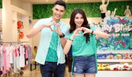 Quỳnh Châu - Quang Hùng tình tứ không rời tại sự kiện