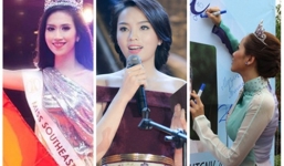 Hoa hậu Việt và những lần muối mặt vì trình độ ngoại ngữ